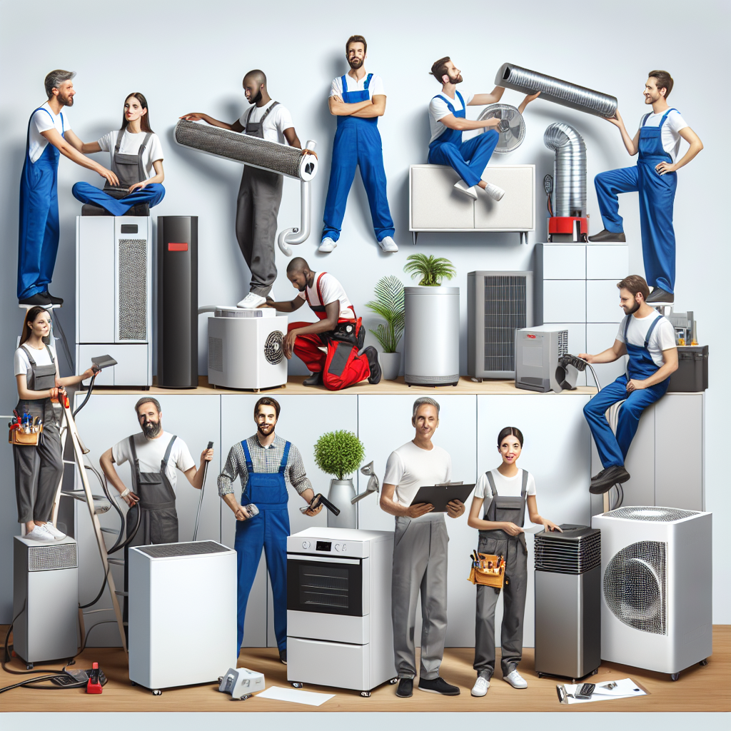 Installation von Luftentfeuchtern